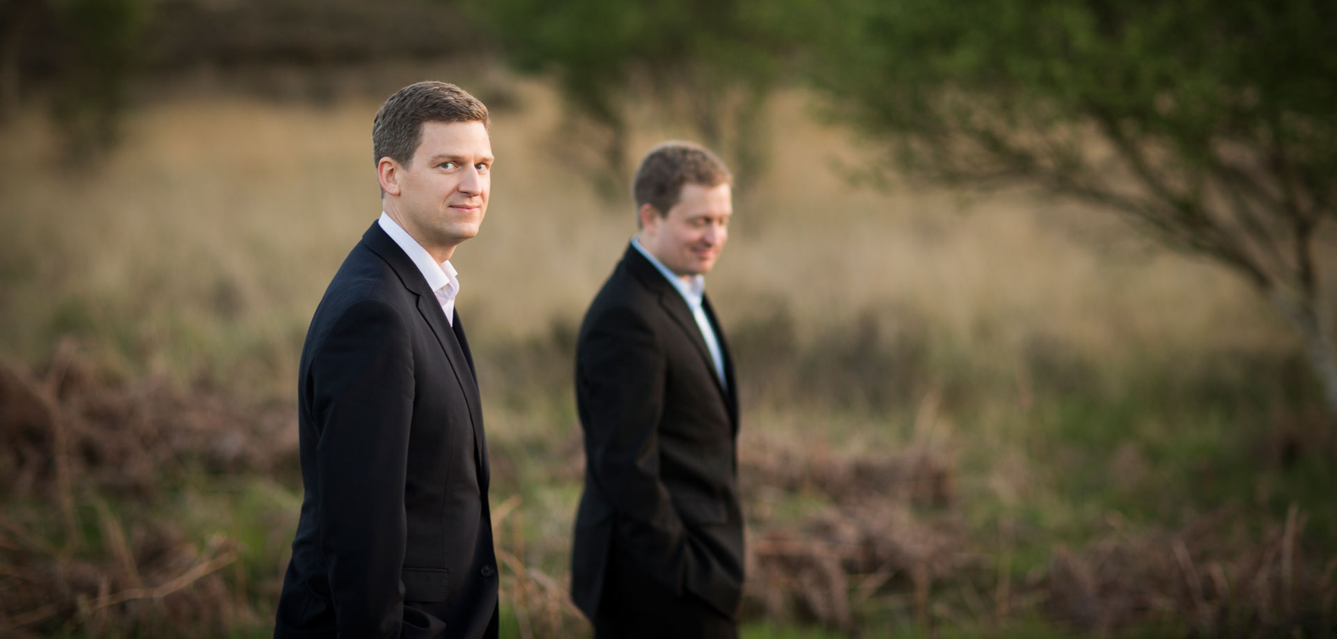 James Ehnes with his accompanist Andrew Armstrong, Photo: Ben Ealovega