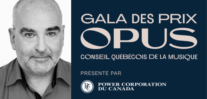 Communiqué | CQM dévoile le récipiendaire du Prix Hommage du Gala des Prix Opus