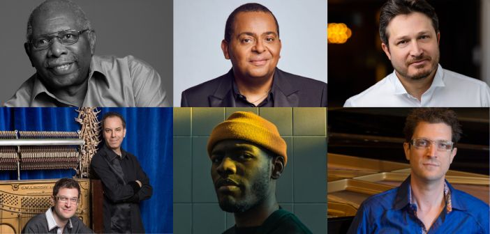 Oliver Jones, Gregory Charles, Jean-Pascal Hamelin, Piano Caméléons, Théo Abellard and John Roney.