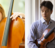 Sabina Sandvoss (cello) and Davin Mar (viola), winners of the 2026 Michael Measures Prize.
