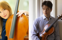 Sabina Sandvoss (cello) and Davin Mar (viola), winners of the 2026 Michael Measures Prize.