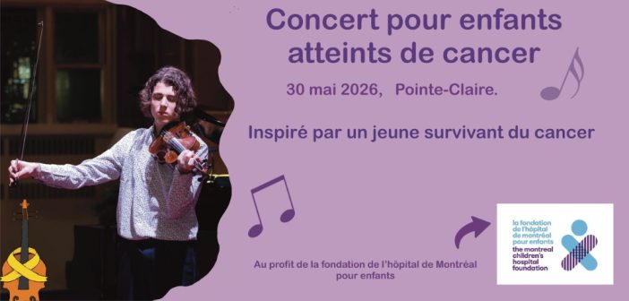 Concert pour enfants atteints de cancer