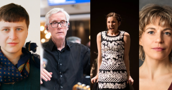 Bronwyn Thies-Thompson, Tim Brady, Sarah Albu et Marie-Annick Béliveau. MARS : Sign of Life sera présenté du 3 au 5 décembre 2026 au Théâtre Centaur. Photo : courtoisie de Bradyworks.